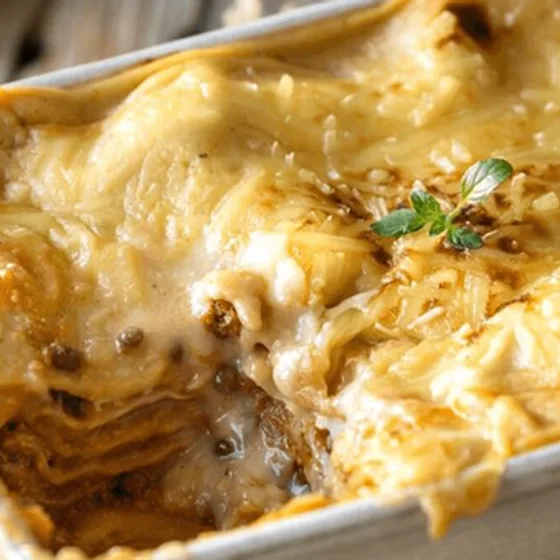 LASAÑA CREMOSA SIN GLUTEN
